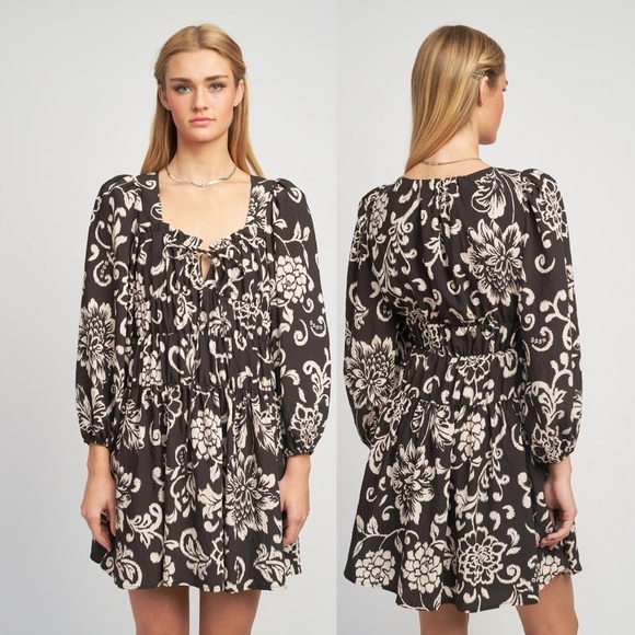 En Saison Mini Dress SunDress Party Events Festive Size XS NWT - Picture 2 of 11